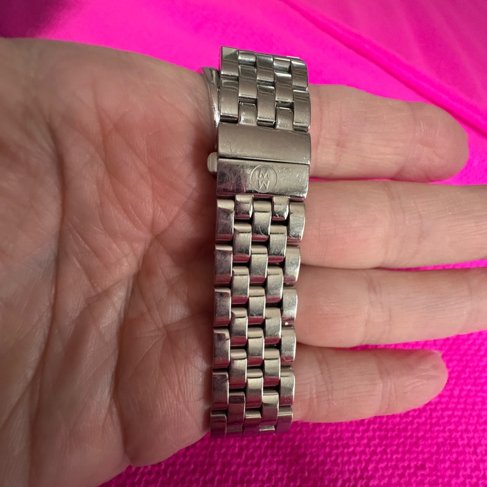 Michele Urban Silver Diamond-Accented Watch. Exceptionally priced. - Picture 7 of 11